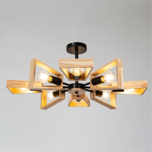 Люстра на штанге Arte lamp A8030PL-8BK СВЕТИЛЬНИК ПОТОЛОЧНЫЙ
