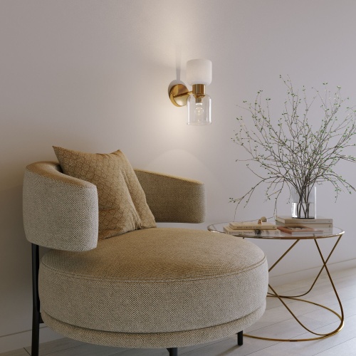 Настенный светильник Eurosvet 60118/2 латунь