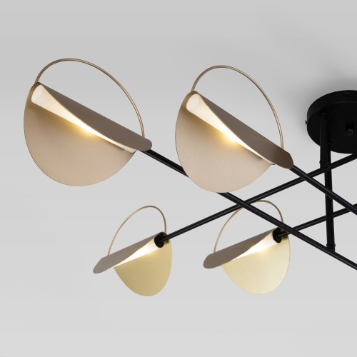 Потолочный светильник черныйзолото Smart Eurosvet 70148/8