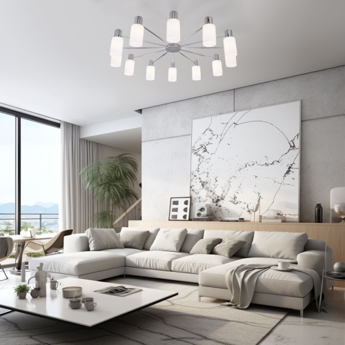 Потолочный светильник Eurosvet 70160/12 хром Smart