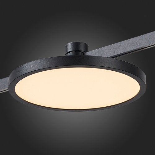 ST818.406.12 Магнитный трековый светильник FARM Черный LED 1*10W 3000K 500Lm Ra80 120 IP20 D168xH54 FARM