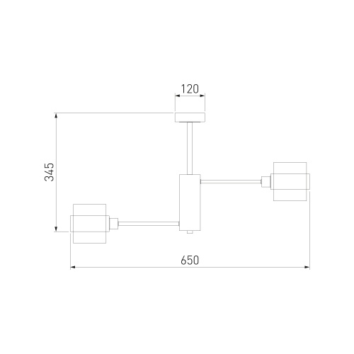 Потолочный светильник Eurosvet 70127/6 черный