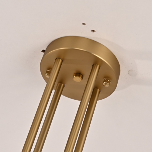 Люстра на штанге CANELLE Round Chandelier 8 Modern Brass 84600-22