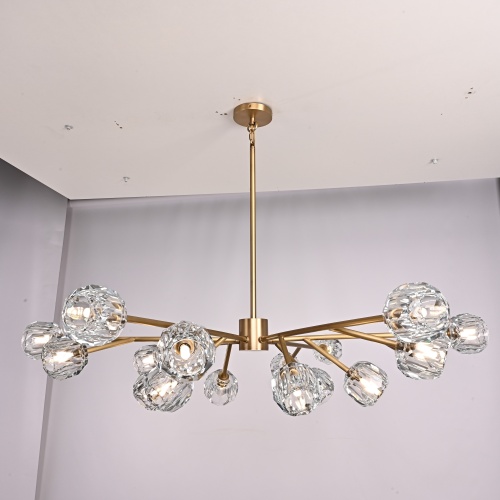 Люстра на штанге Boule De Cristal Round Chandelier 18 84757-22