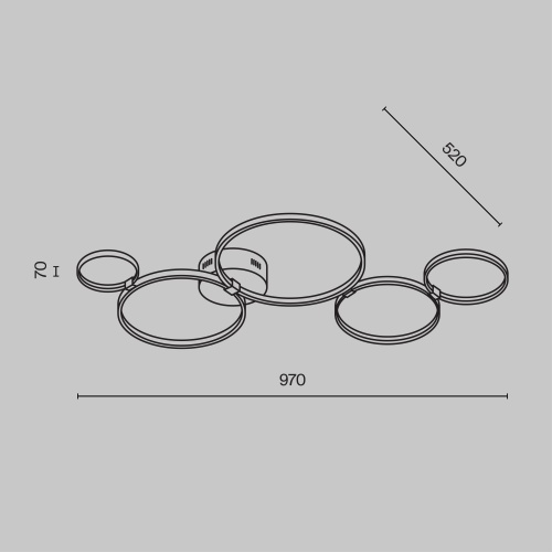 Потолочный светильник Maytoni MOD448CL-L40WK