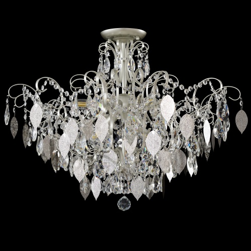 Светильник потолочный Crystal Lux ESMIRALDA PL9 SILVER
