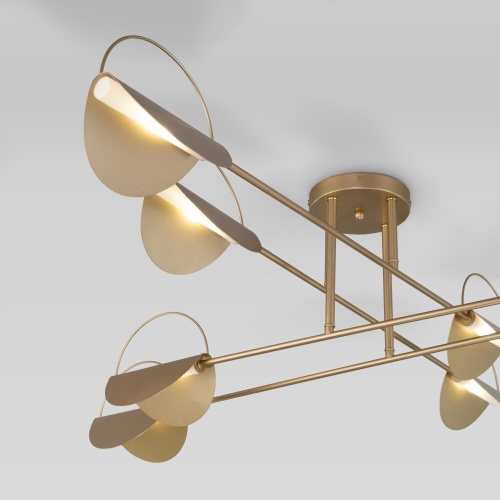 Потолочный светильник Eurosvet 70148/8 золото Smart