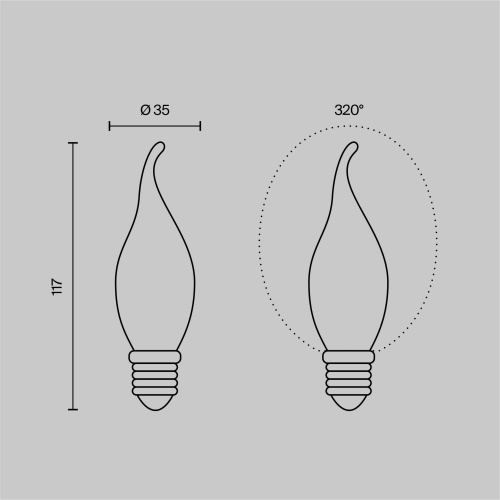 Лампочка Voltega 3058
