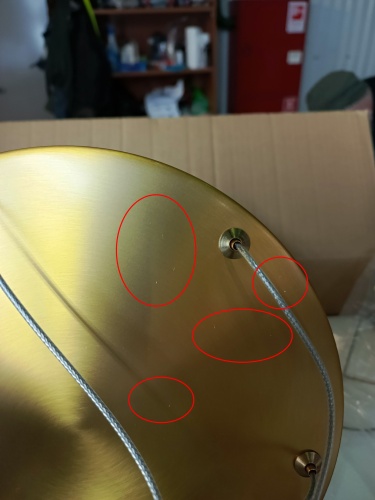 utsenka-SL6225.303.06 Светильник подвесной ST-Luce Латунь/Терракотовый, Белый LED 6*5W 3000K БРИК