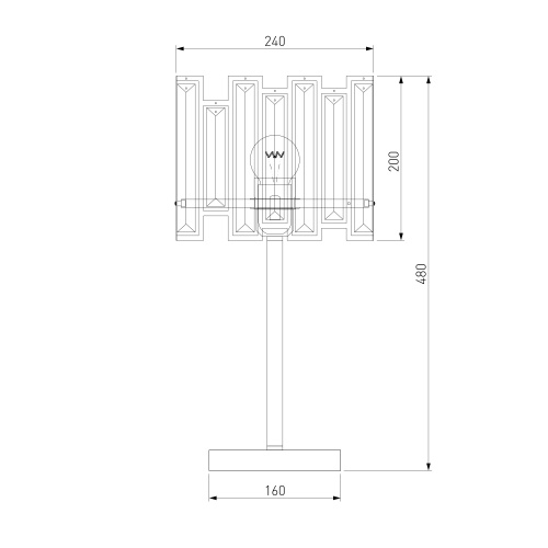 Настольный светильник Strotskis Bogate's 01147/1