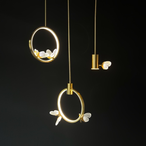 Подвесной Светильник Babetta Ring 1 L320 Brass 4000К от Imperiumloft 186735-23