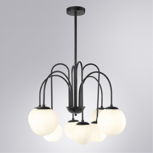 Люстра на штанге Arte lamp A1675LM-8BK СВЕТИЛЬНИК ПОДВЕСНОЙ