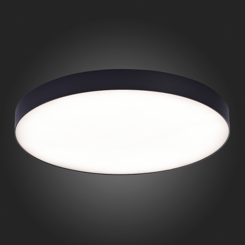 ST606.442.96 Светильник потолочный Черный LED 1*96W 4000K 8 640Lm Ra&gt;85 120° IP20 D600xH55 185-265V Накладные светильники