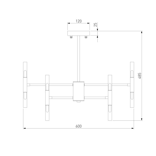 Потолочный светильник Bogate's 345