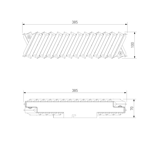 Настенный светильник Eurosvet 101005 LED никель хрусталь Strotskis
