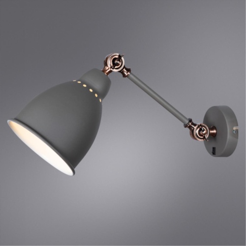 Бра Arte lamp A2054AP-1GY СВЕТИЛЬНИК НАСТЕННЫЙ