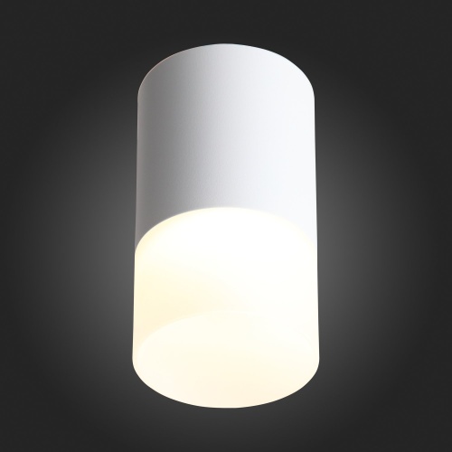 ST100.502.05 Светильник потолочный Белый LED 1*5W 3000K 390Lm Ra&gt;80 120° D64xH110 170-240V Накладные светильники