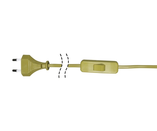 Шнур Kink Light с перекл бронза 2м)(10шт в упаковке) A2300,20