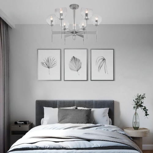 Потолочный светильник Eurosvet 60130/6 хром