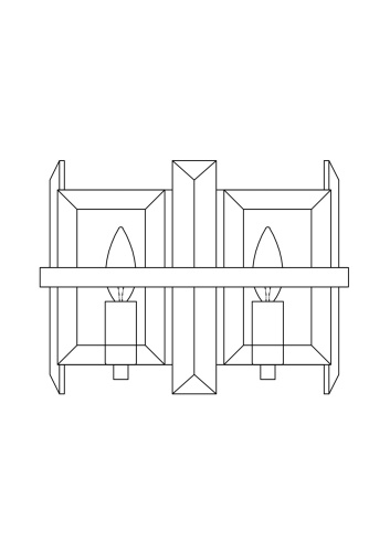 Настенный светильник (бра) Maytoni MOD201WL-02N