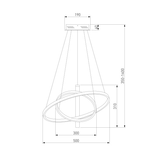 Светильник подвесной Eurosvet 90270/1 черный