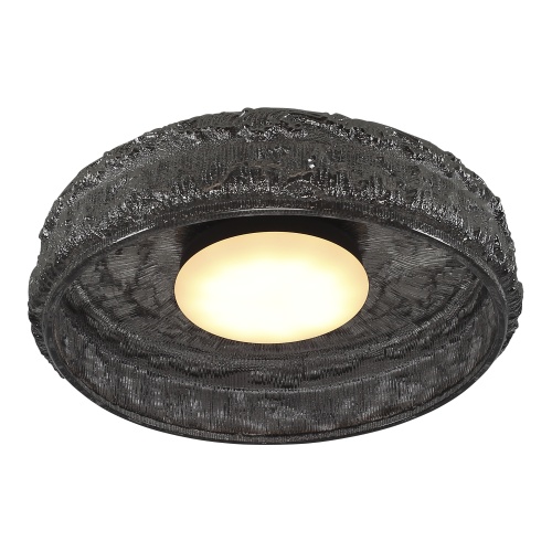 SL6143.412.01 Светильник потолочный ST-Luce черный/дымчатый LED 1*15W 4000K АНТИК