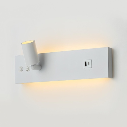 CL704460 Декарт Белый Св-к Настенный с USB