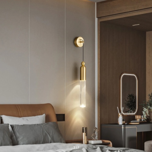 Настенный бра-светильник GELIS WALL Brass 346282-01