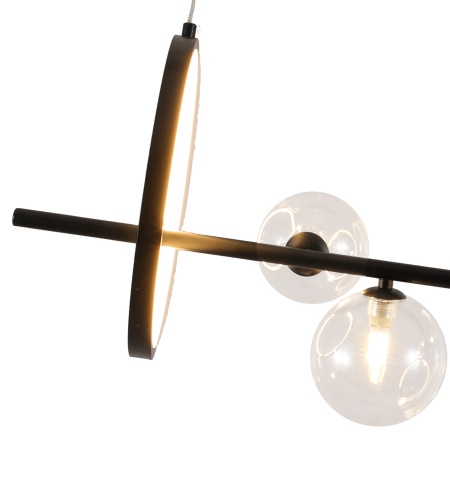 Люстра Kink Light Иона черный G9+Led 07608-10A,19