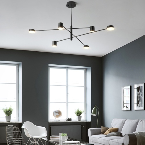 Люстра Motvikt Black 6 от Imperiumloft 189814-26