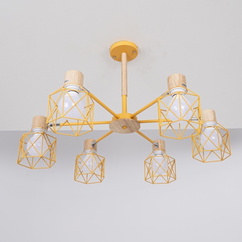 Потолочная люстра CORF B3 Yellow 6 lamps 192773-26