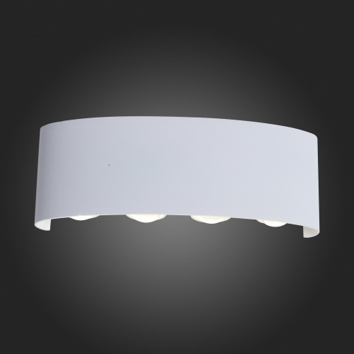 SL089.501.08 Светильник уличный настенный ST-Luce Белый кварцевый LED 8*1W 4000K BISELLO