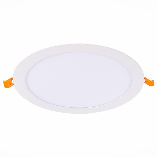 ST209.538.18 Св-к встр. Белый LED 1*18W 3000K 1 296Lm Ra80 110° IP20 D225xH8 90-265V Встраиваемые светильники