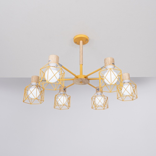 Потолочная люстра CORF B3 Yellow 6 lamps 192773-26