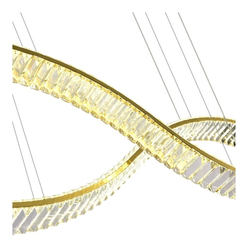 SL6206.303.50 Светильник подвесной ST-Luce Латунь/Прозрачный LED 1*50W 3000K ACENO