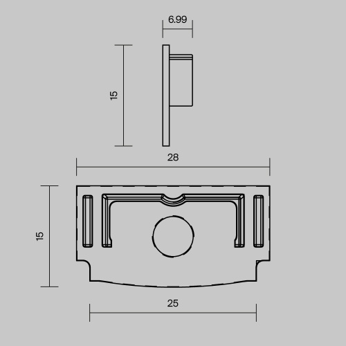 Комплектующие для профиля Led Strip 642013