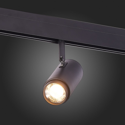 ST357.436.06 Магнитный трековый светильник ZOOM Черный LED 1*6W 3000K 667Lm Ra&gt;80 10-60° IP20 L137xW SKYLINE 48