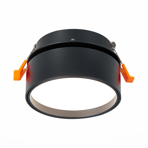 ST651.438.14 Встраиваемый поворотный светильник Черный LED 1*14W 3000K 1 100Lm Ra&gt;90 120° IP20 D105x Встраиваемые светильники