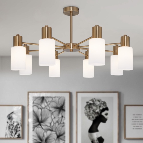 Потолочный светильник Eurosvet 70160/8 латунь Smart