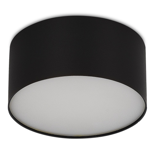 ST606.432.12 Светильник потолочный Черный LED 1*12W 3000K 1 080Lm Ra>85 120° IP20 D120xH55 185-265V Накладные светильники