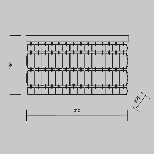 Настенный светильник (бра) Maytoni DIA005WL-02CH