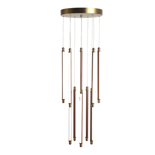 Уценка SL6225.303.10 Светильник подвесной ST-Luce Латунь/Терракотовый, Белый LED 10*6,5W 3000K BRICK