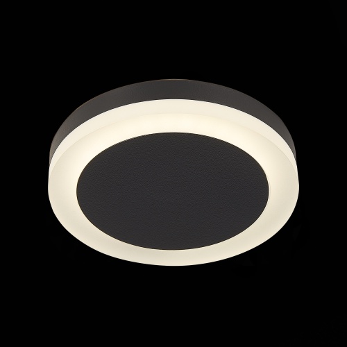 ST104.442.06 Светильник встраиваемый Черный LED 1*6W 4000K 468Lm Ra&gt;80 120° IP20 D110xH20 170-240V Встраиваемые светильники