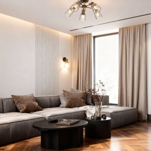 Потолочный светильник Eurosvet 70111/5 черный