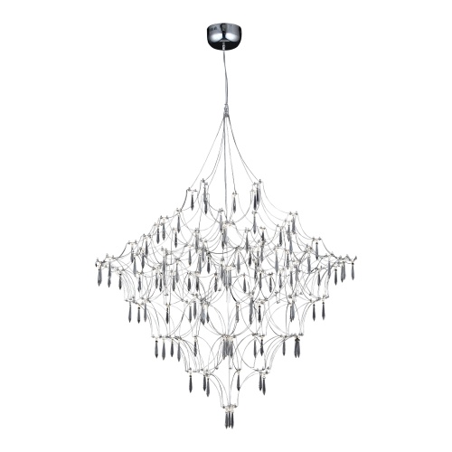 SL6601.103.114 Светильник подвесной ST-Luce Хром/Прозрачный LED 114*0,5W 3000K GRAVETTA