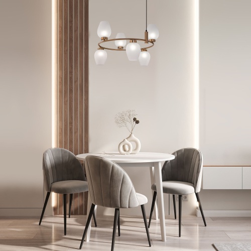 Подвесной светильник Eurosvet 30183/6 латунь Smart