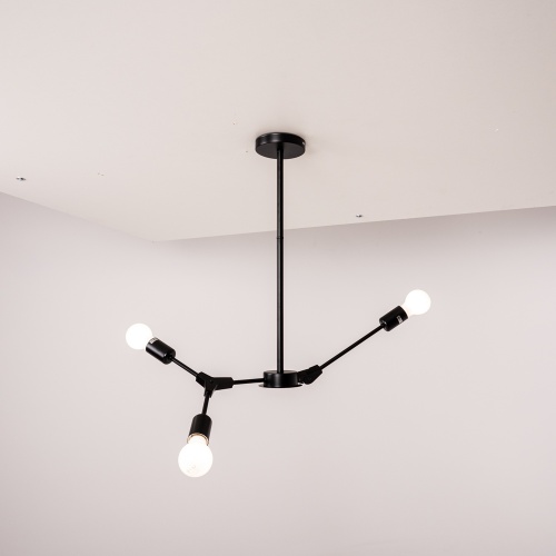 Люстра на штанге LATE D55 Black 193586-26