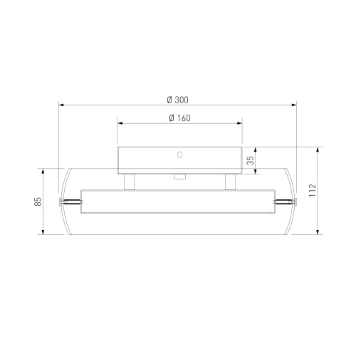 Потолочный светильник Eurosvet 201051 LED черный