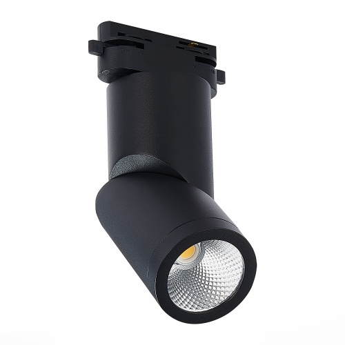 ST650.436.10 Св-к трек. Черный LED 1*10W 3000K 800Lm Ra&gt;90 38° IP20 D60xH190 165-265V BASE