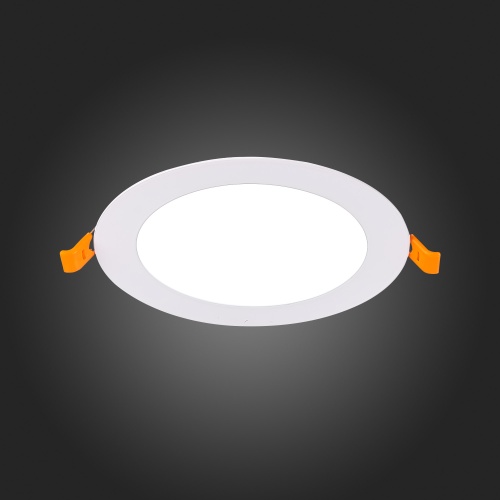 ST209.538.09 Св-к встр. Белый LED 1*9W 3000K 585Lm Ra80 110° IP20 D145xH8 90-265V Встраиваемые светильники